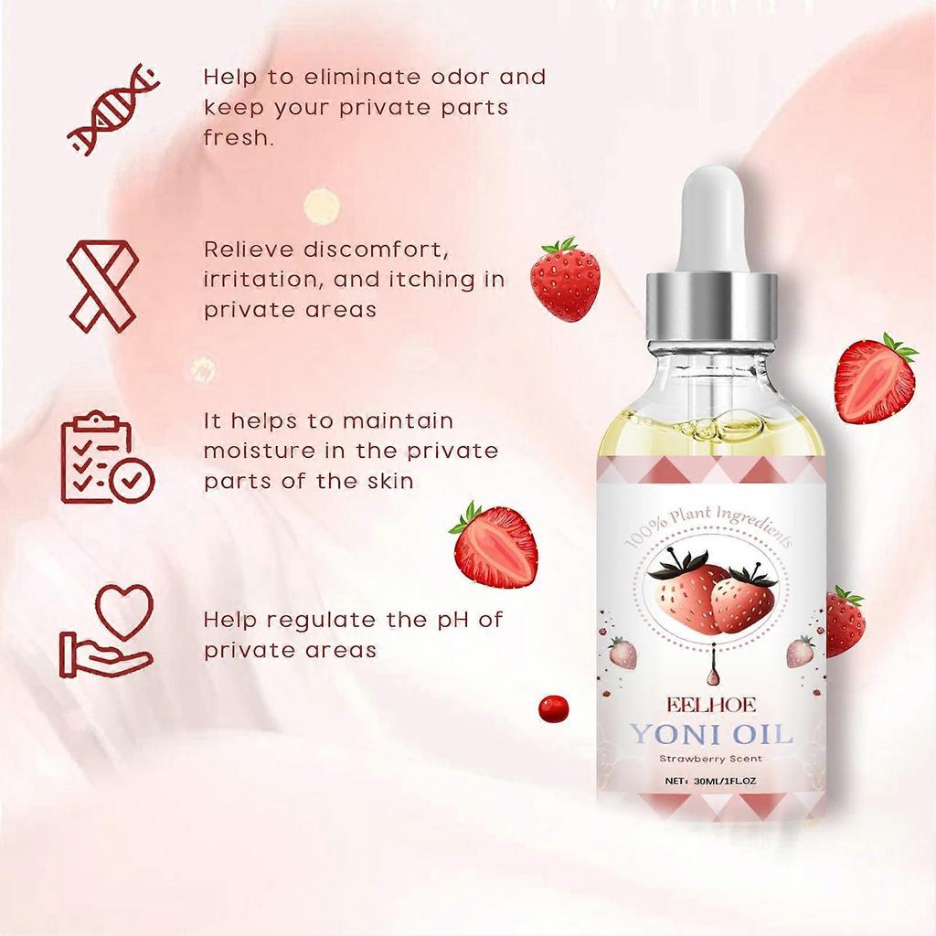 Vaginal Moisturizer Strawberry Scent & Non Irritating for Intimate Skin