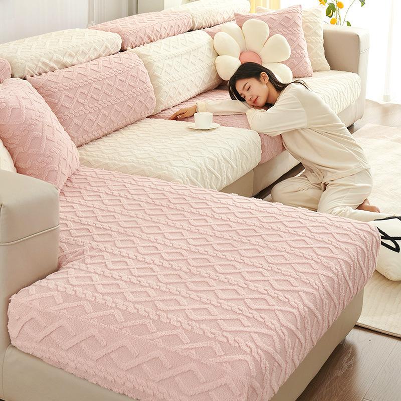 Lazy Sofa Cover Sofa Cover All-inclusive Sofa Cushion Four Seasons Sofa Cover Cloth Towel Plush Thickening
