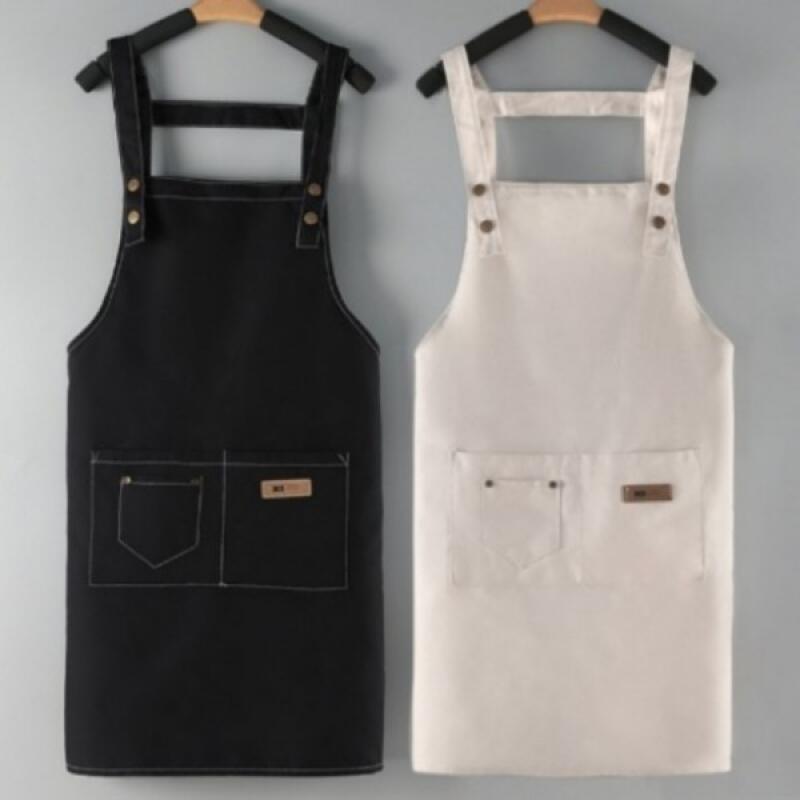 Canvas Apron Work Denim Apron black
