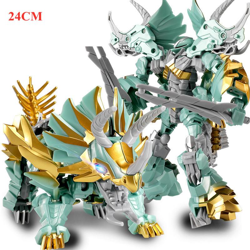 WEI JIANG New Anime Transformation Movie 5 Playthings Boy Cool Robot Car Dinosaur Action Figures Aircraft Tank Military Model Kid Toy
