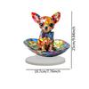 Dog Acrylic Sign Home Decor Indoor Outdoor Puppy Plate 2D Flat Acrylic Ornament for Holiday Christmas Xmas Festival Living Room