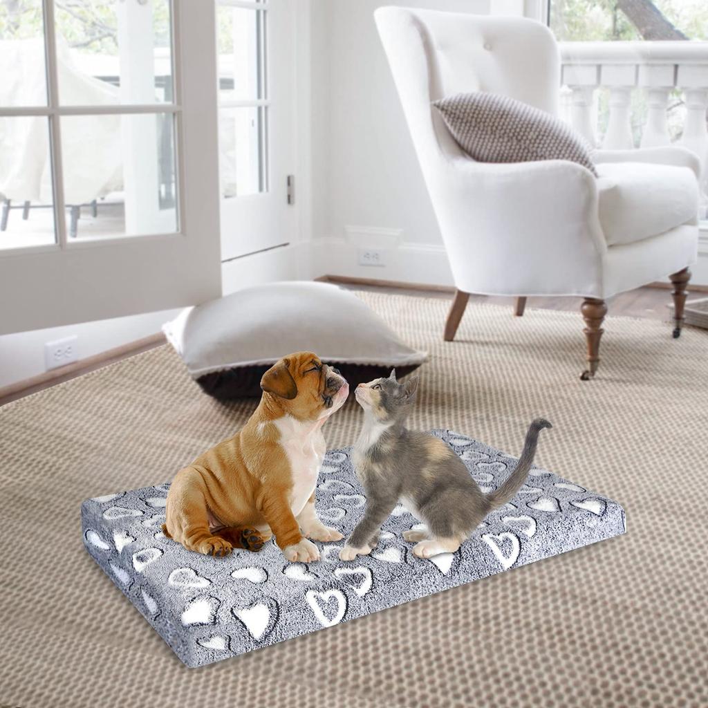 VANKEAN Dog Pet Bed with for Small and Medium Waterproof Machine Light Medium Bed, Mattress, Fluffy, Dogs, Lining, Removable, Washable, All-Season,