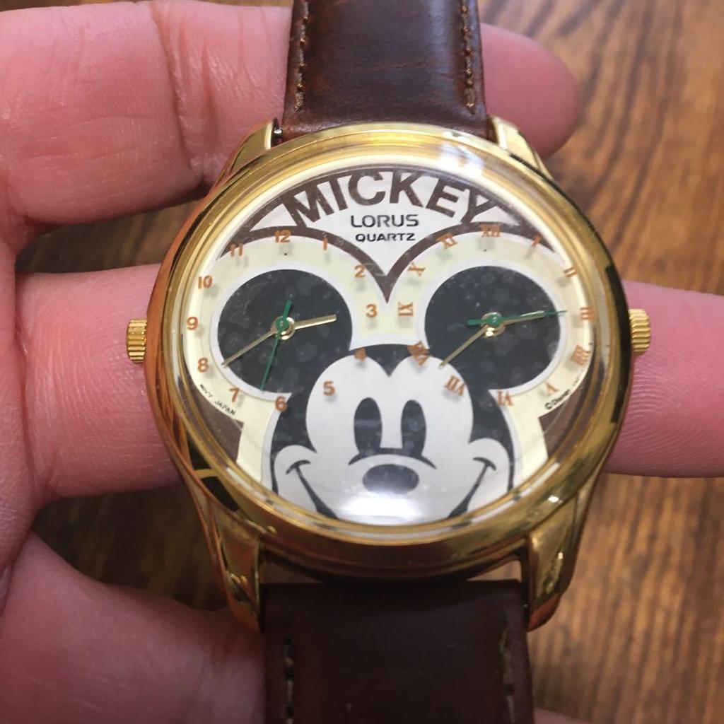 Used Rare Retro LORUS Mickey Watch