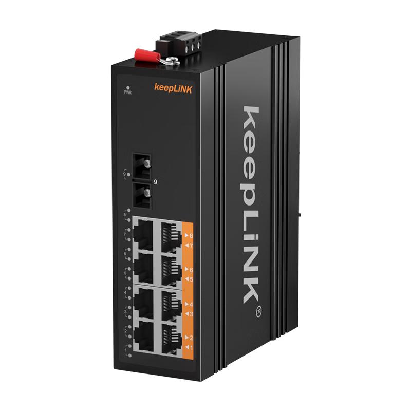 keepLINK KP-9000 Series Gigabit Industrial Ethernet Switch/Fiber Transceiver