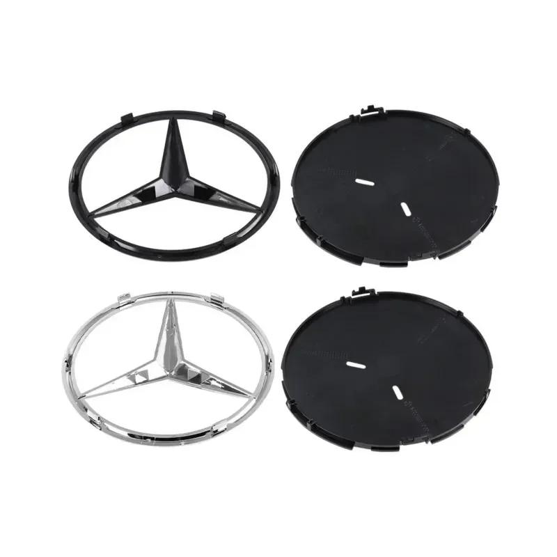 Car Sticker Car Sticker 2025 Hot For Benz 3D 185MM 205MM Front Grille Star Logo Emblem Badge Auto Accessories For Mercedes-Benz