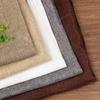 Props Burlap Cloth Solid Color 45*50cm Linen Woven Fabric Backgrounds Backdrops Background Cloth