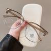 Semi-Rimless  Material Men'S Glasses Frame Square Shape Blue Light Blocking Frames For Women Glasses