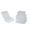 Heightened Square Pp Plastic Box, Transparent Storage, Parts Box, Square Small Product Puzzle Packaging Box, Display Box.