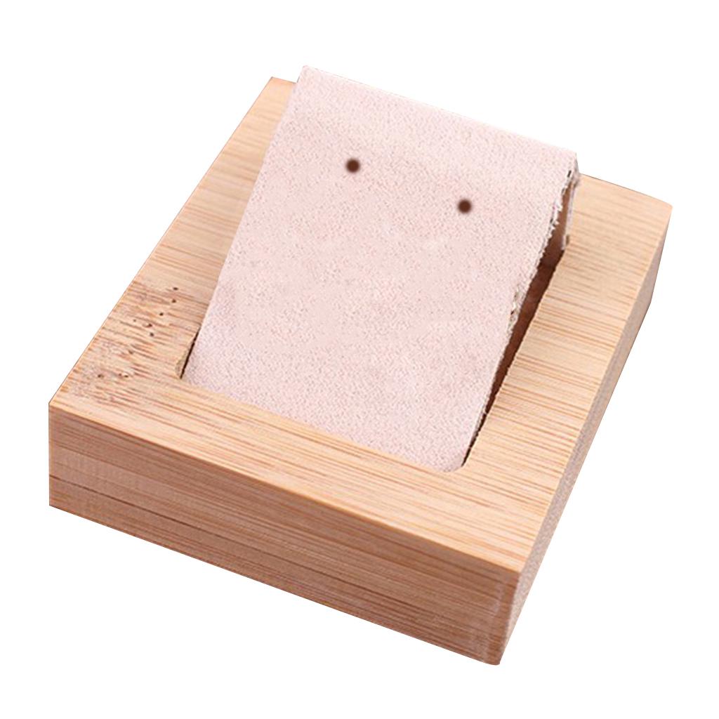 1 Pair Earring Card Holder with Tray for Jewelry Accessory Display  Black