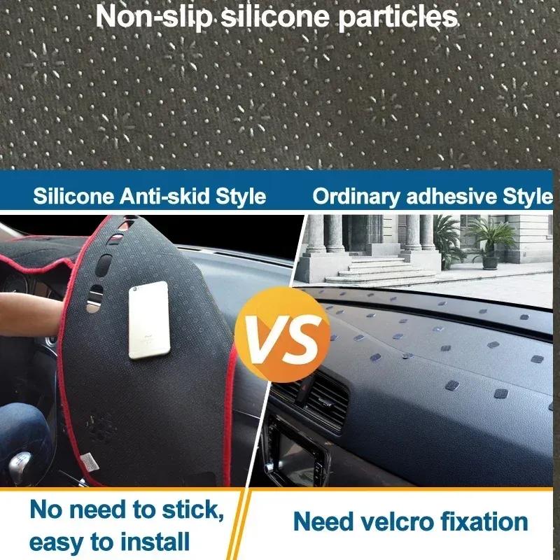 Car Dashboard Cover Non Slip Pad For Toyota Fortuner Hilux SW4 2005 - 2011 2012 - 2015 Dash Mat Sun Shade Pad Anti-UV Cushion