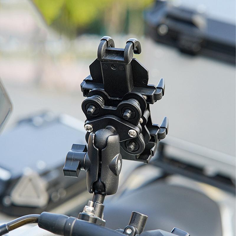 "360-Grad Verstellbare Handyhalterung für Motorrad & Elektroroller"; Ideal für Fahr- und Liefernavigation