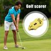 Licznik wyników golfowych Mini tracker wyników przenośny 2-cyfrowy licznik uderzeń klikacz brelok do kluczy tablica wyników sportowych na zewnątrz golfa