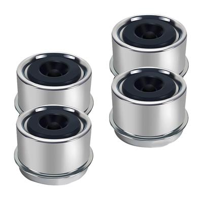 Bearing Dust Caps 1.98" Trailer Hub Caps(4PCS) Snug-Fit,Rust-Resistant With Rubber Plugs& Tallation Tool
