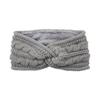 Winter Cross Knit Headband Thick Crochet Turban Knitted Ear Warmer with Plush Lining Ear Muffs Cold Weather Stocking Stuffers