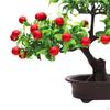 Artificial Fruit Tree Bonsai Pot Plants Ornament Realistic PP Material Table Centerpiece for