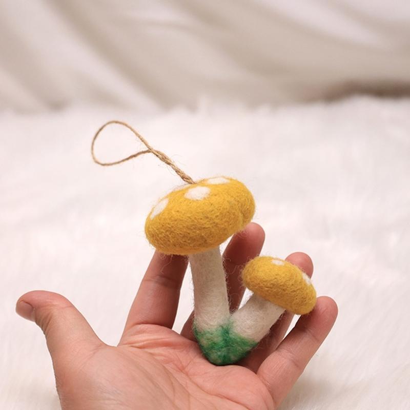 Cute Mushroom Key Lanyard Wrist Strap Phone Lanyard Cartoon Mushroom Shape Phone Charm Perfect for Bags Phones and Key