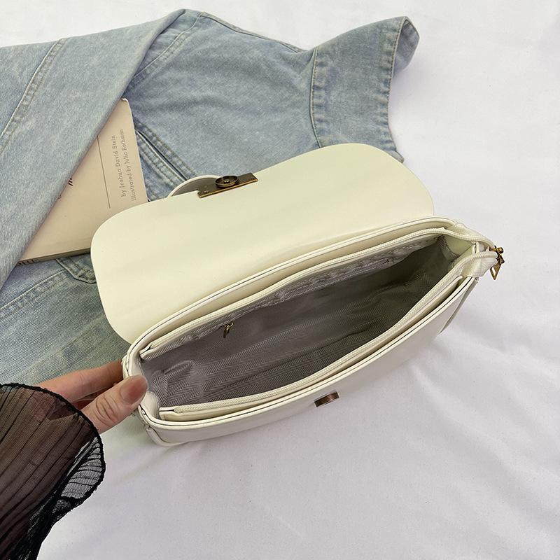 New niche design popular chain small square bag versatile single shoulder crossbody trendy women's bag