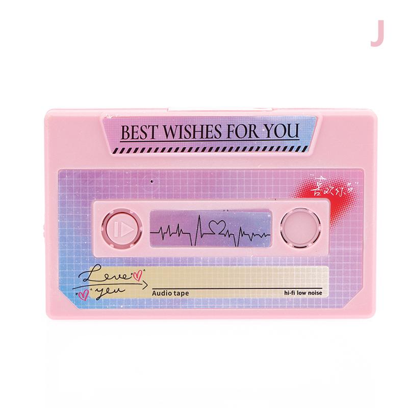 Selbstgemachte DIY Grußkarten Ins Aufnehmbare Postkarte Kassettenband Selbstgemachte DIY Valentinstagsgeschenke 5 Min. Tonaufnahme