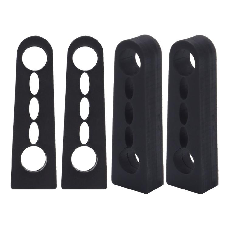 Автомобильный аксессуар Звукоизолятор Демпфер Буфер Замок двери автомобиля Демпфер Буфер Подходит для Qashqai Глухой Звукоизоляционная Уплотнительная лента 1