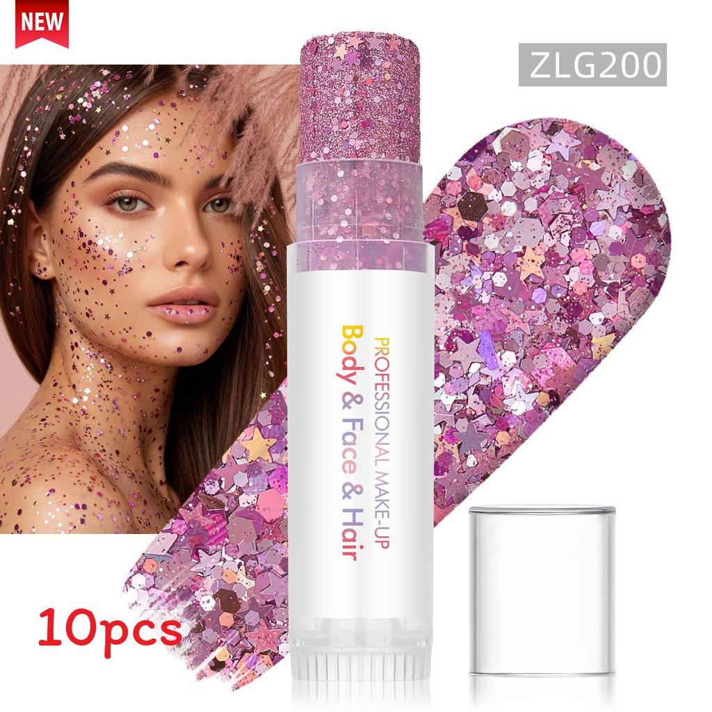 Body Glow Stick Face Sparkle Gel For Festival Makeup And Carnival Fun