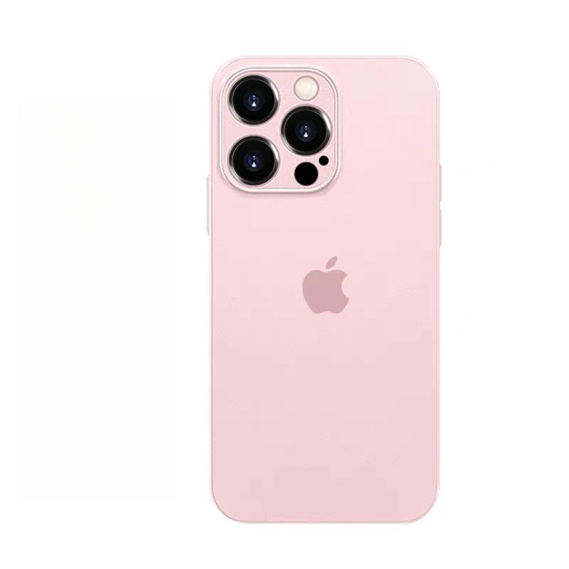 Applicable To Apple 15 Promax Mobile Phone Case IPhone 14 Summer Transparent Matte Lens All Inclusive 13 Ultra-thin Anti-fall