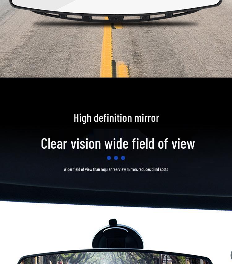 High-Definition Rearview Suction Cup Mirror for Tricycles – Blind Spot and Reverse Assistance