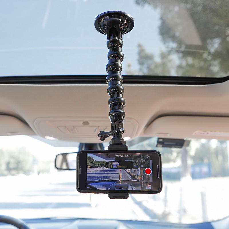 Universal Gooseneck Suction Cup Car Mount for Phones & Cameras
