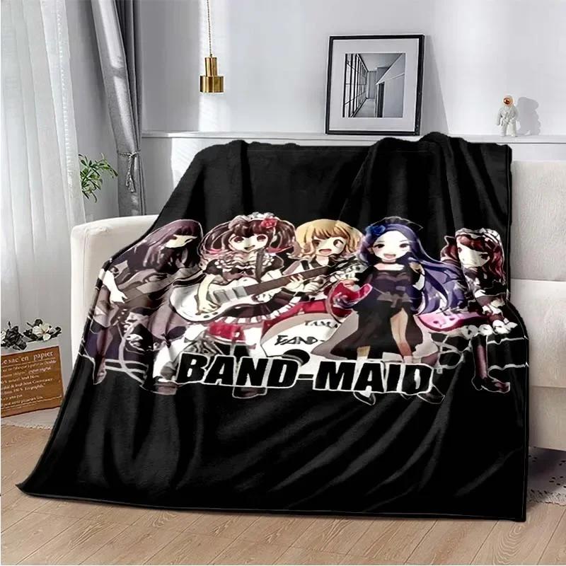 Band Maid Blanket Decke, Lightweight Warm Insulation Sofa Bed Office Car Knee Pads Blankets,Couverture,Deken,Frazada