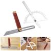 T-Bevel Guage Sliding Angles Rulers Protractors Multiple Angles Adjustable Gauges Measurement Tool Wood Handle Replacement