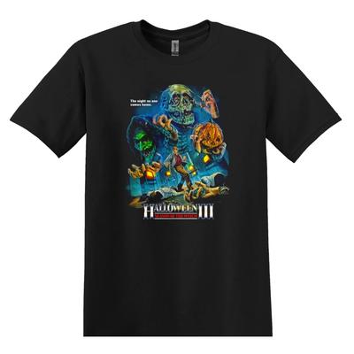 Halloween III Season of the Witch Horror Movie T-Shirt Black S-3XL
