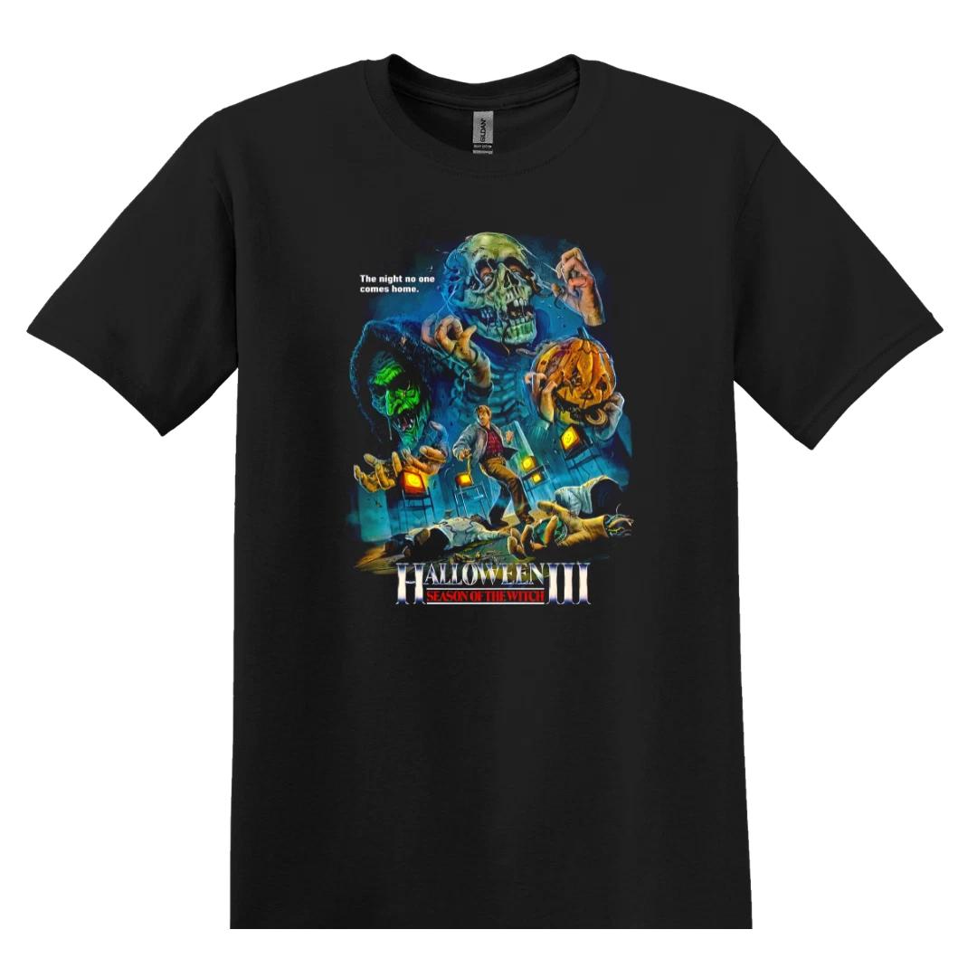 Halloween III Season of the Witch Horror Movie T-Shirt Black S-3XL 3XL