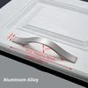 Cabinet Handles Drawer Knobs Aluminum Alloy Wardrobe Door Handles Brushed Pulls Simple Modern Style Furniture Handle