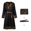 Ages Middle Renaissance Viking Warrior Coat Print Design Costume Party Halloween