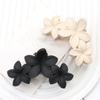 4pcs Lovely Hair Claw Flower Shape Hair Clip for Woman Camping Ponytail Hair Delicate Jaw Clip for Girl Makeup Skincare