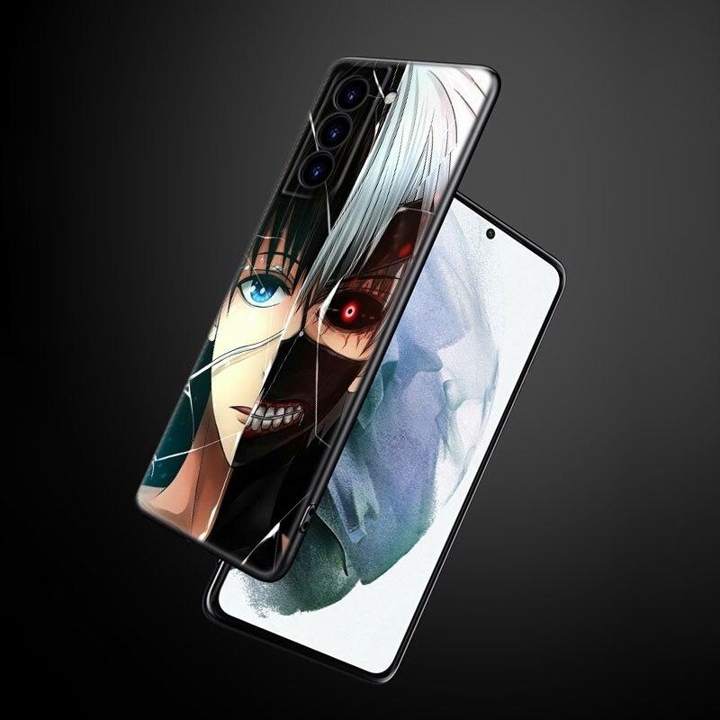 

Чехол для телефона Anime Tokyo Ghoul для Samsung Galaxy S22 Pro S21 S20 Ultra FE S10 Lite 5G S10E S9 S8 Plus, мягкий черный чехол из ТПУ Samsung S8