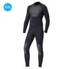 WS-19491 3mm Men Women One Piece Neoprene Nylon   Sleeve Wetsuit Swim Diving Suit(Man Black M)