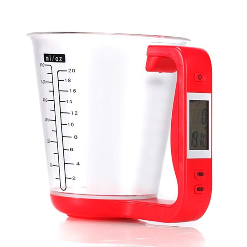 Arinda Kitchen Measuring Cup Scale LCD Digital Display for Baking Tea Weighting Coffee