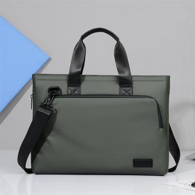 Herren Business-Aktentasche Große Kapazität Erweiterbare Computertasche Schulter-Umhänge-Handtasche