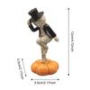 Collectible Figurine Dancing on Pumpkin Desktop Ornament Halloween Decoration for Bookshelf