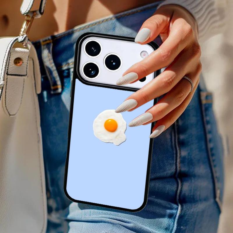 Minimalistic Pastel Egg Phone Case For iPhone 17 Air 14 15 13 12 Max Cover For Apple 16e 11 Pro Max Plus Coque