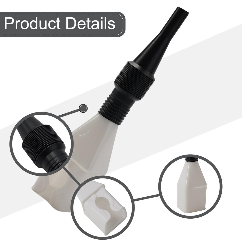 Multifunctional Oil Funnel Truck Car Motorcycle Engine Oil Gasoline Filling Extension Tube Flexible Drainage Tool Buckle Funnel