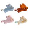 Girl Hairpin Rhinestones-Encrusted Flowers Soft Cartoon Puppy Shape Acetate Plate Hair Clip Side Bang Hair Pin Hair Accessory