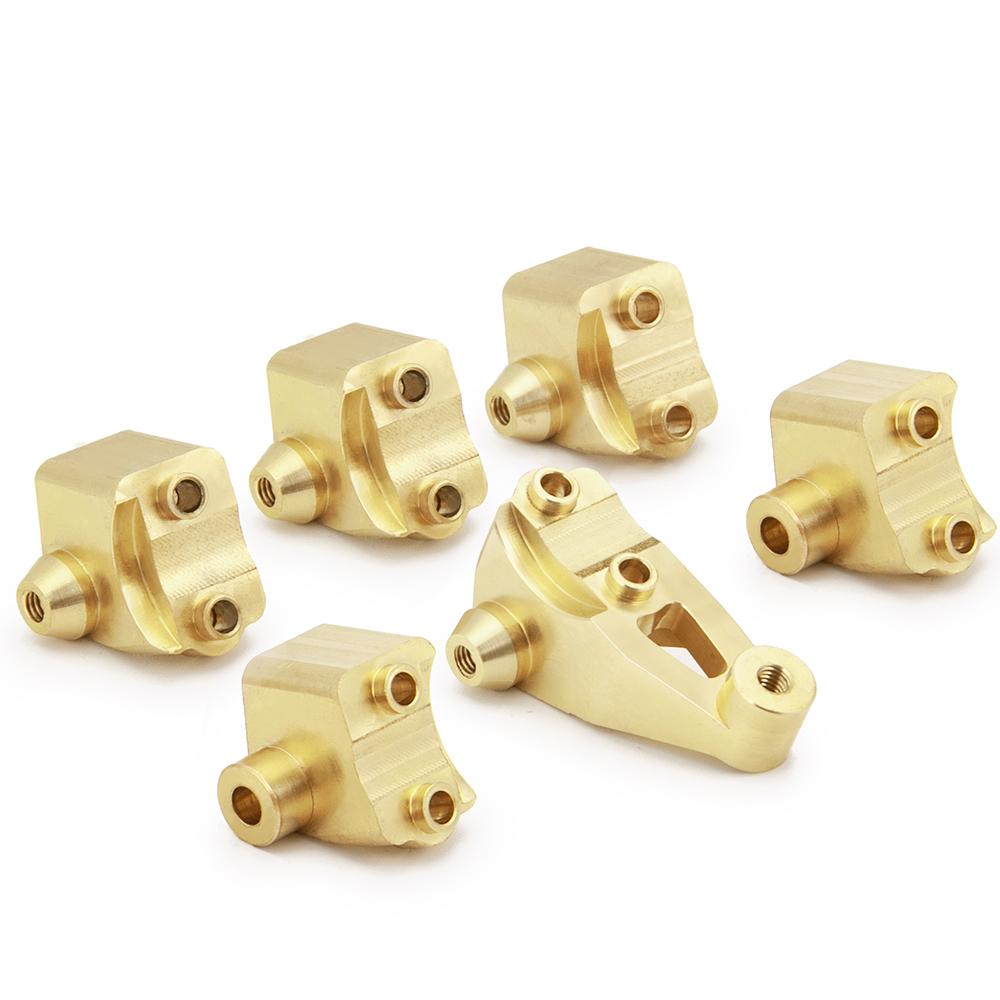 YEAHRUN Brass Axle Mount Suspension Links Stand for 1/10 RC Crawler Car TRX4 TRX6 Upgrade Parts