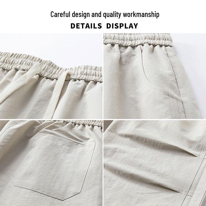 ROMON Men's Summer Ice-Feel Casual Capris