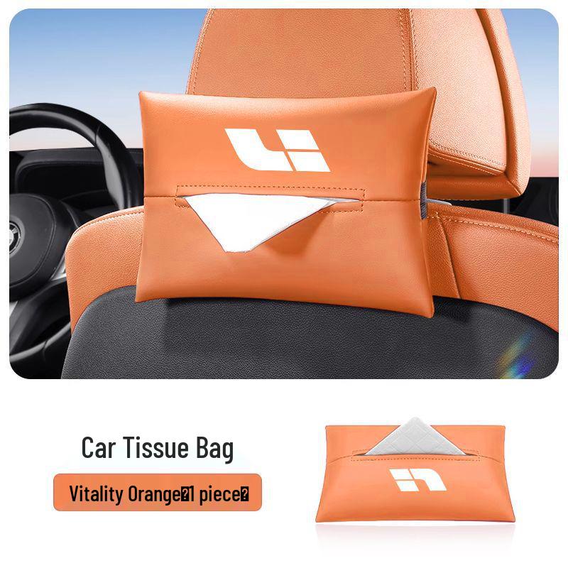 Ideal Car Tissue Box - Hanging Pull-out Design for Armrest