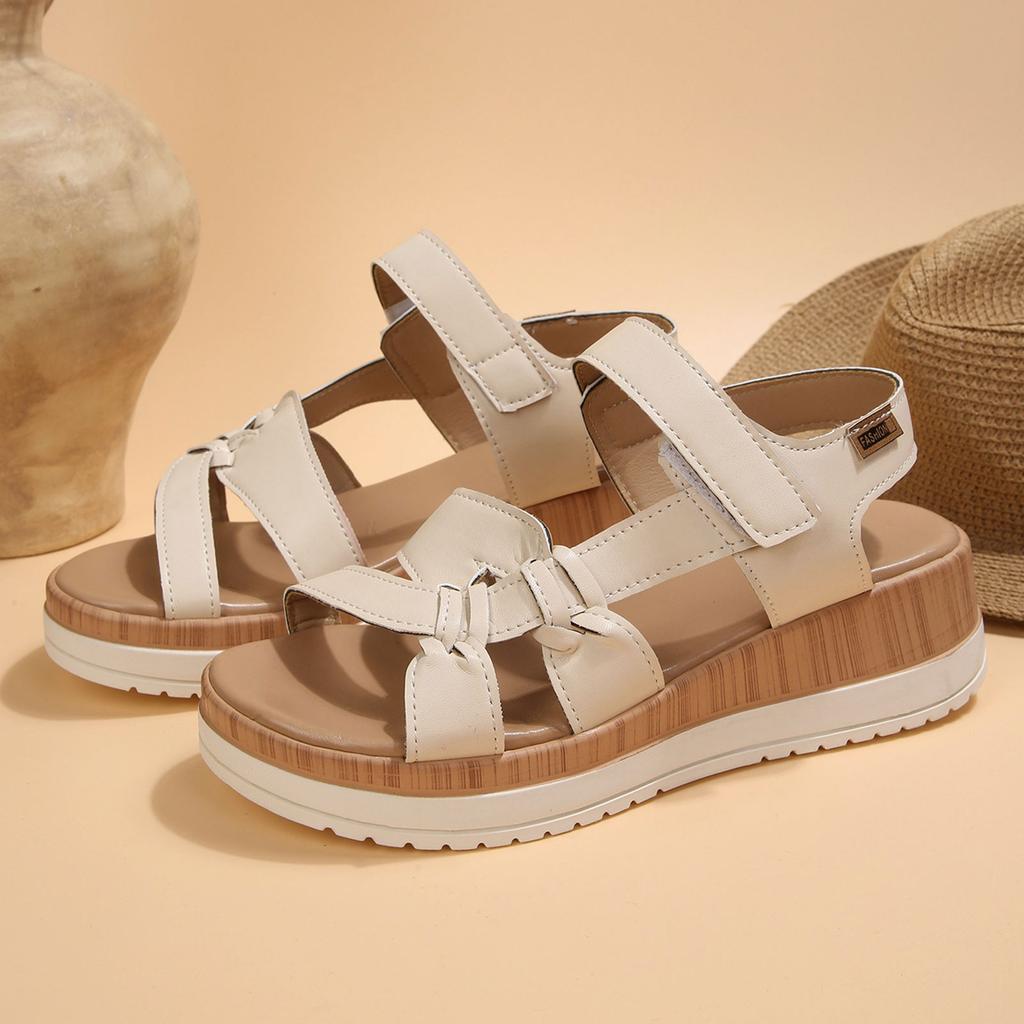 Sandali Donna Estate Scarpe Ortopediche Suola Spessa Sandali Romani Comodi per Piede Largo Sandali da Spiaggia Sandali con Soletta Morbida Scarpe Casual Estive