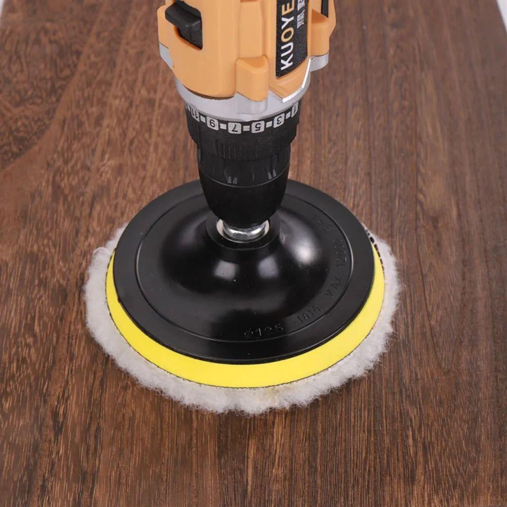 5Pcs 3/4/5/6/7 inch Car Waxing Sponge Disk  for Polisher Machine Auto Paint Care