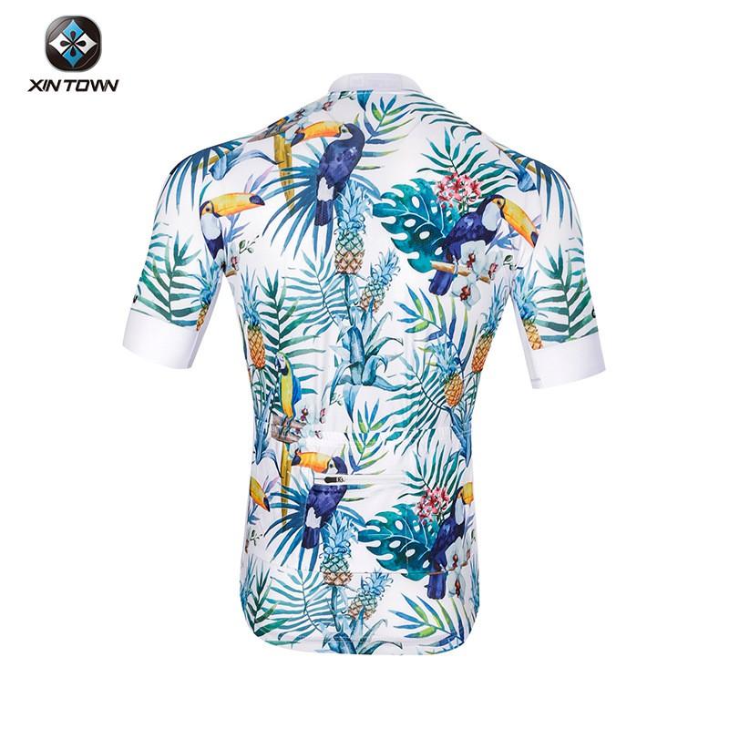 XINTOWN Mens Short Sleeve Cycling Set Quick Dry Bicycle Jersey Riding Sportswear