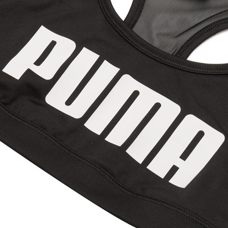 Puma Letter Print Comfortable Breathable Training Sports Underwear Women Underwear Black 526429-01