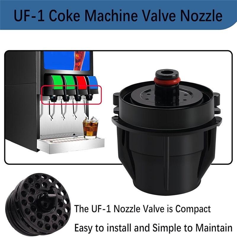 AEE4-3Pcs UF-1 Nozzle And Diffusser Assembly,For Coke UF-1 Soda Inner Outer Valves Repair Or Replacement